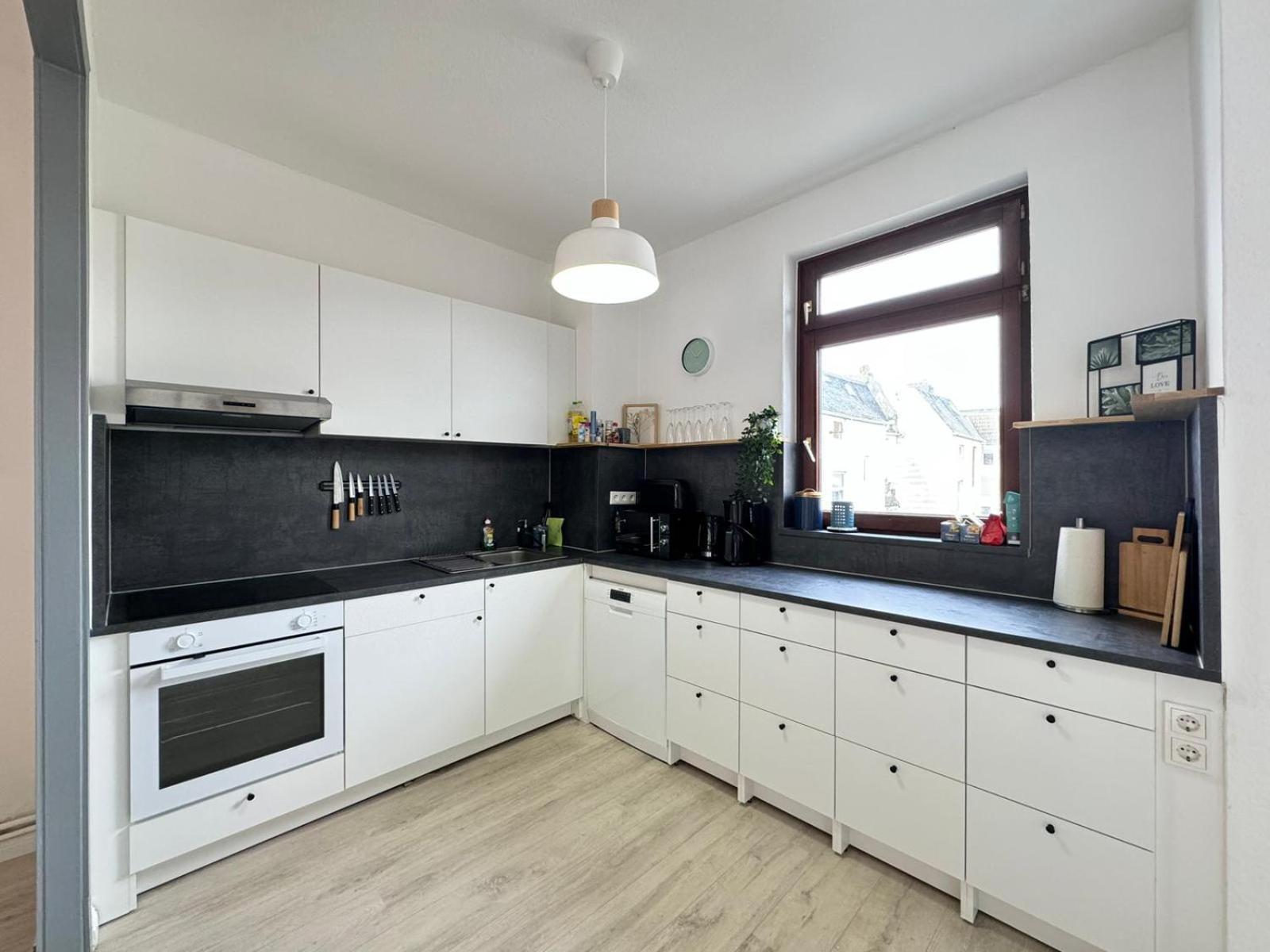 Wohnung In เบรเมอร์ฮาเฟิน ภายนอก รูปภาพ